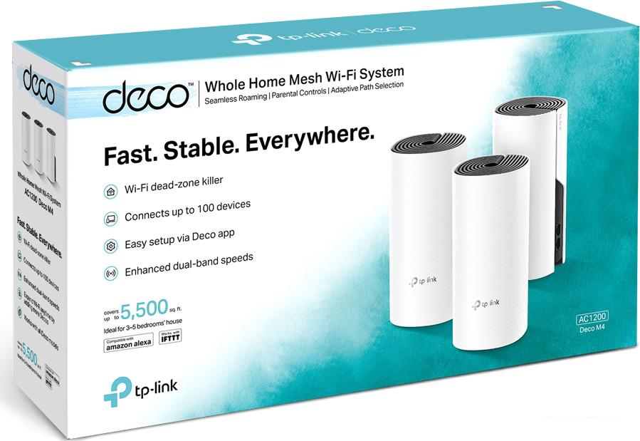 Wi-Fi система TP-Link Deco M4 (3 шт.)