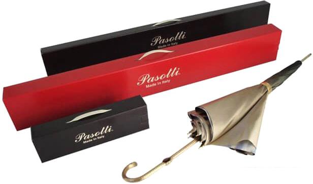 Складной зонт Pasotti Auto Georgin Viola Lux