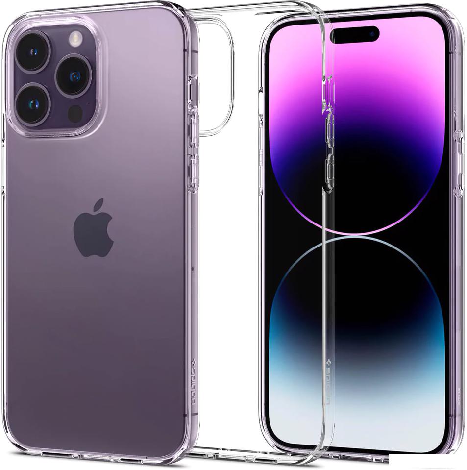 Чехол для телефона Spigen Liquid Crystal iPhone 14 Pro Crystal Clear ACS04953 (прозрачный)