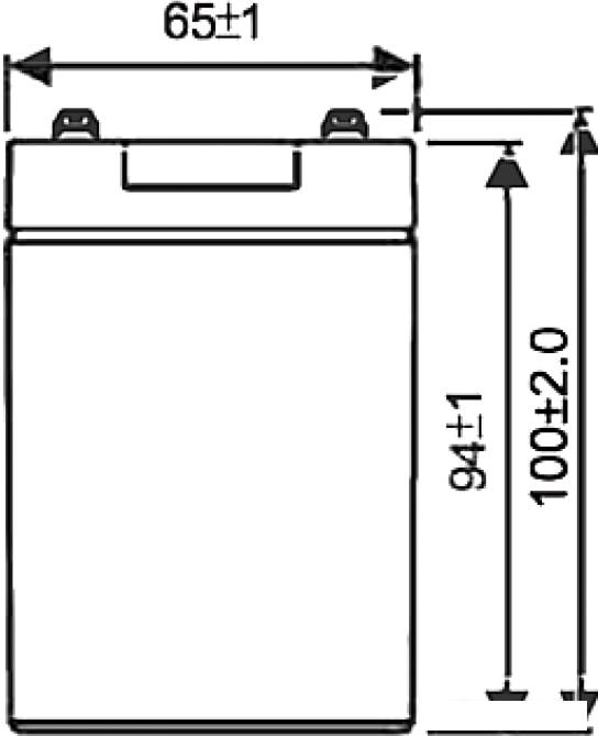 Аккумулятор для ИБП WBR GP1272 28W