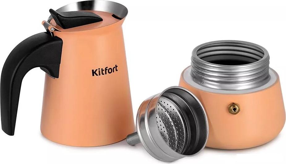 Гейзерная кофеварка Kitfort KT-7148-2