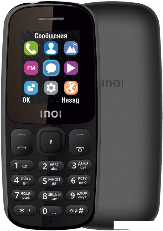 Кнопочный телефон Inoi 101 (черный)