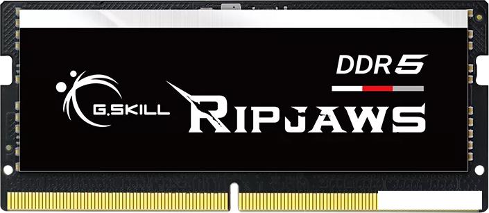 Оперативная память G.Skill Ripjaws 16ГБ DDR5 SODIMM 5200 МГц F5-5200S3838A16GX1-RS