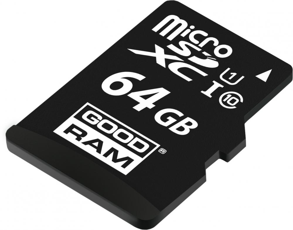 Карта памяти GOODRAM M1AA microSDXC M1AA-0640R12 64GB (с адаптером)