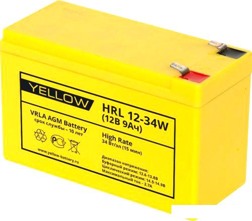 Аккумулятор для ИБП Yellow HRL 12-34W