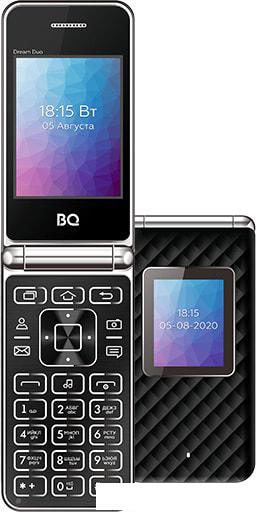 Кнопочный телефон BQ-Mobile BQ-2446 Dream Duo (черный)