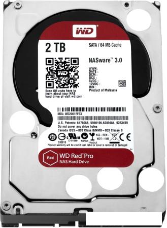 Жесткий диск WD Red Pro 2TB [WD2002FFSX]