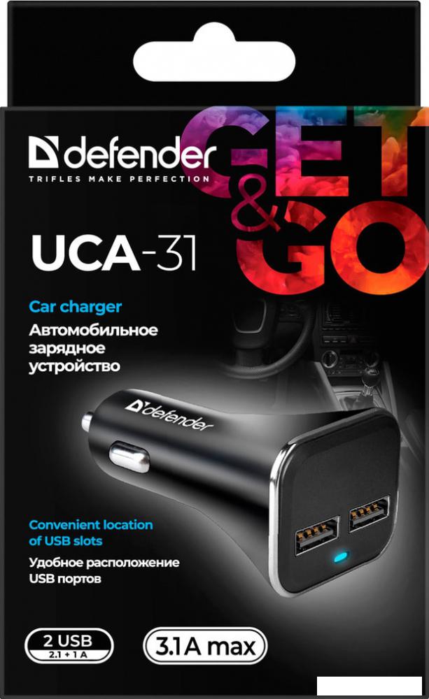 Автомобильное зарядное Defender UCA-31