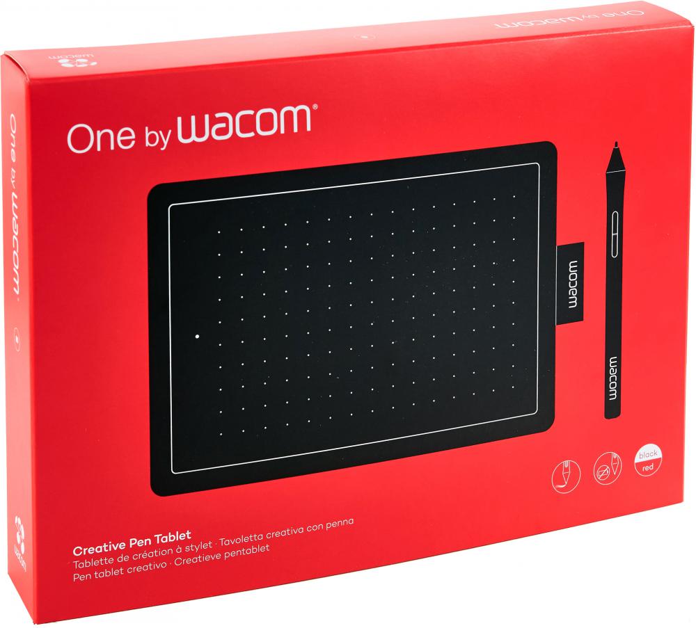 Графический планшет Wacom One by Wacom CTL-472 (маленький размер)