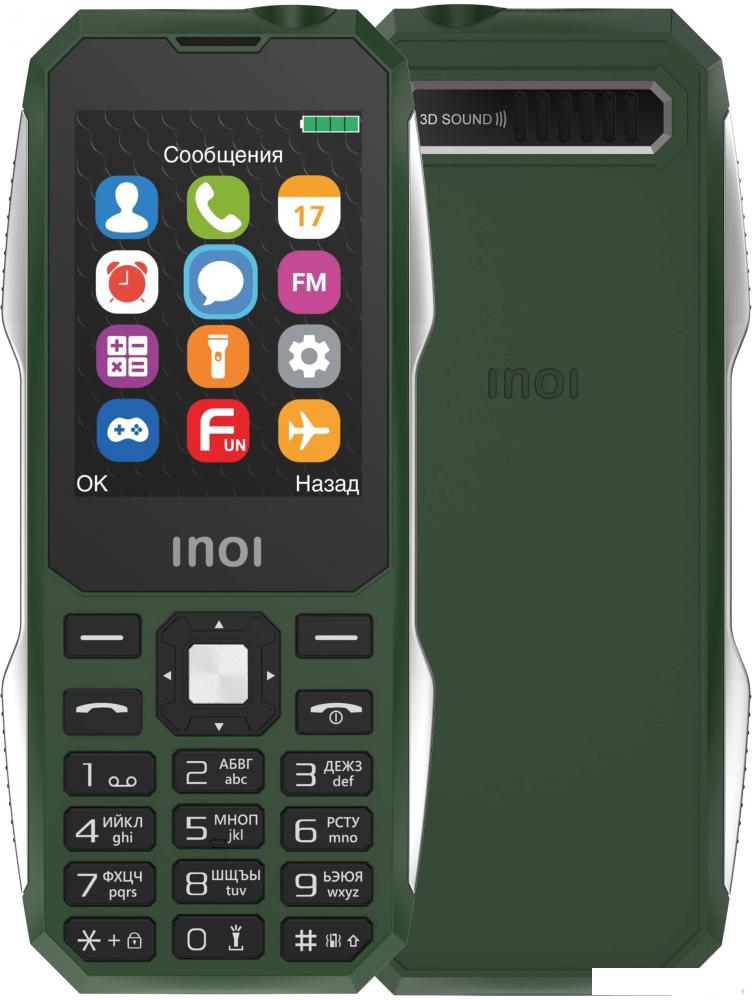 Кнопочный телефон Inoi 244Z (хаки)