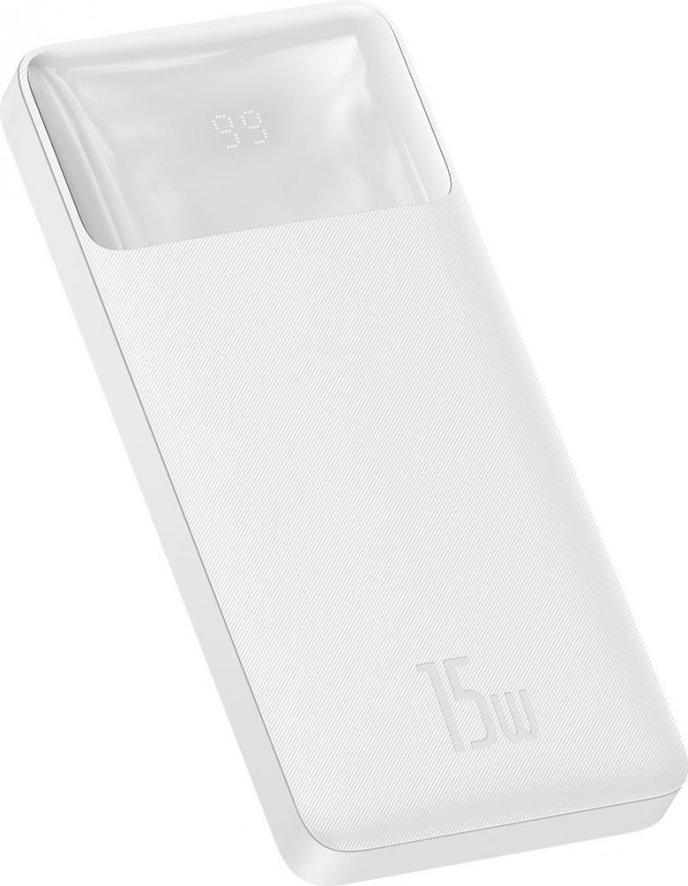Внешний аккумулятор Baseus Bipow Digital Display 15W 10000mAh (белый)