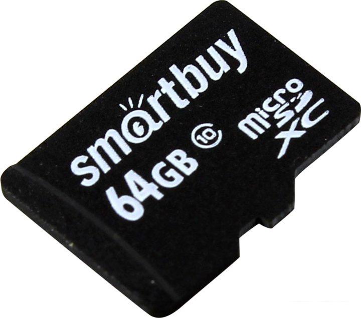 Карта памяти SmartBuy microSDXC SB64GBSDCL10-00LE 64GB