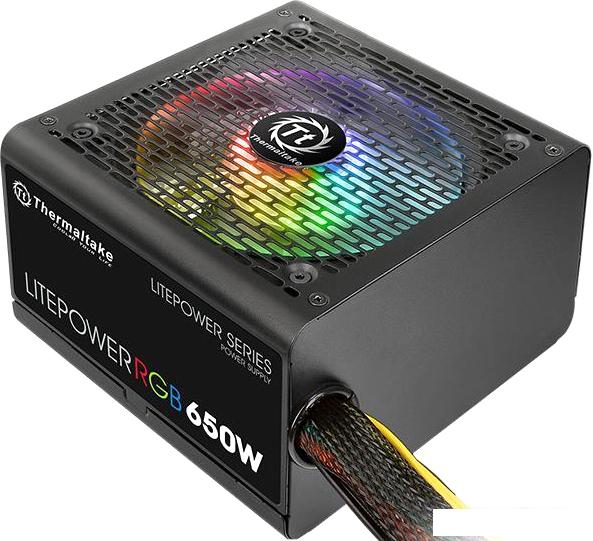 Блок питания Thermaltake Litepower RGB 650W LTP-650AL2NK