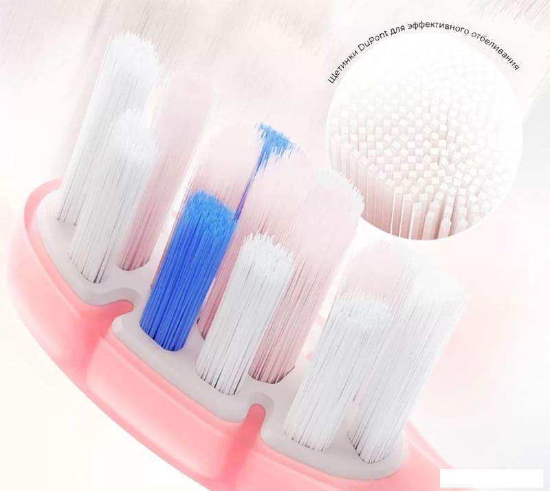 Электрическая зубная щетка Soocas D3 (футляр c функцией UVC стерилизации, 2 насадки, розовый)