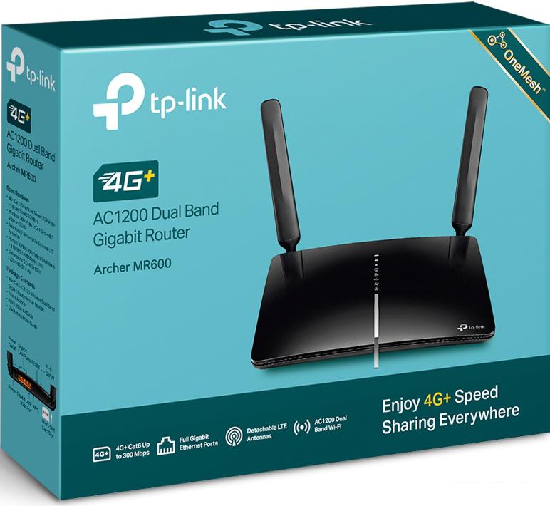 4G Wi-Fi роутер TP-Link Archer MR600