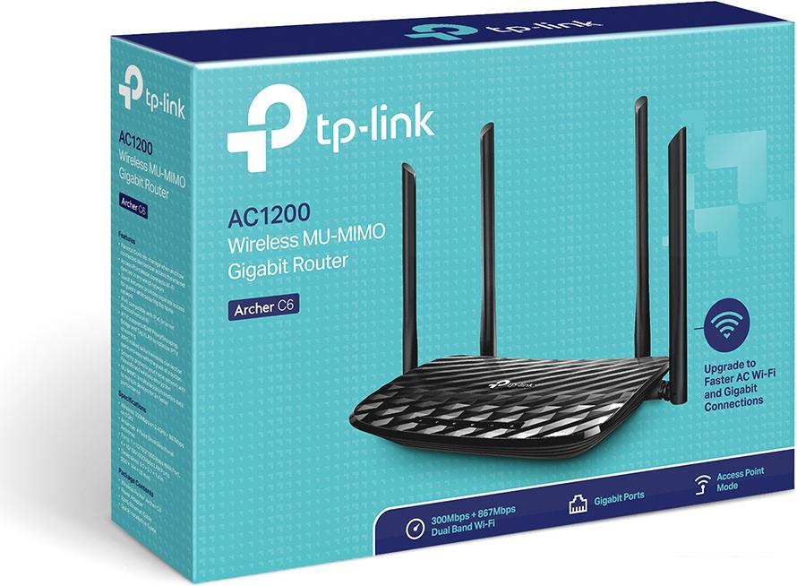 Wi-Fi роутер TP-Link Archer C6 V2