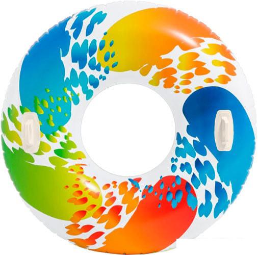 Круг для плавания Intex Color Whirl Tube 58202
