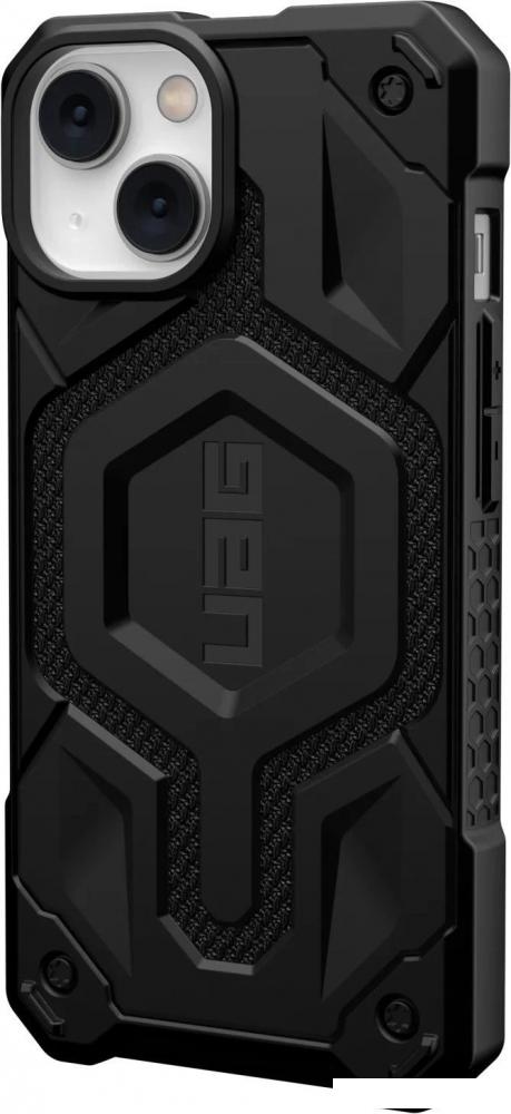 Чехол для телефона Uag для iPhone 14 Monarch Pro Kevlar for MagSafe Kevlar Black 114028113940