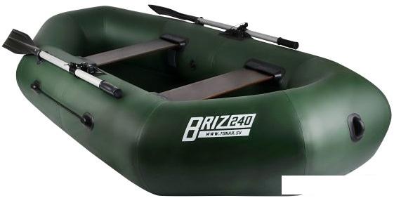 Гребная лодка Тонар Бриз 240 (зеленый)
