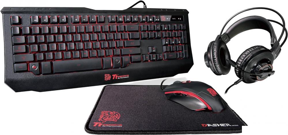 Игровой набор Thermaltake Tt eSports Knucker 4-in-1 Gaming Kit